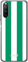 6F hoesje - geschikt voor Sony Xperia 10 III -  Transparant TPU Case - FC Groningen #ffffff