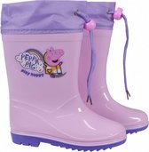 regenlaarzen Peppa Pig meisjes PVC roze/paars maat 26-27