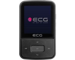 ECG PMP 30 8GB Black, mp4-speler, Tot 26 uur