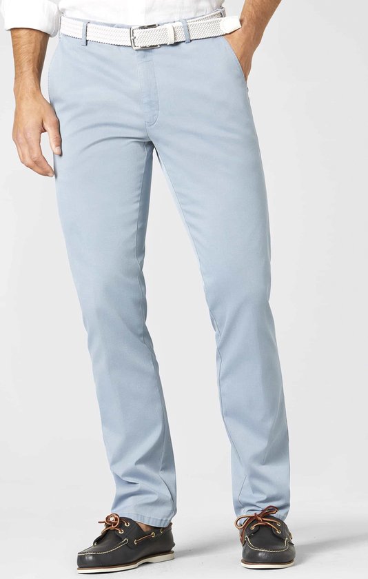 Meyer - Chino Bonn Lichtblauw - Heren - Maat 26 - Modern-fit