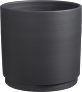 Mica Decorations Saar Bloempot - H27 x Ø28 cm - Zwart