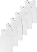 Schiesser Jongens tank top / onderhemd 6 pack Teens Boys - 95/5 Organic Cotton