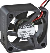 SEPA MF20C05L Axiaalventilator 5 V/DC 1.3 m³/h (l x b x h) 20 x 20 x 8 mm