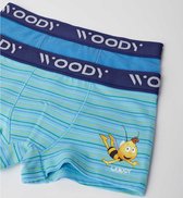 Woody boxer jongens - blauw - Maya de bij - 221-1-CCD-Z/039 - maat 116