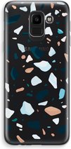 Case Company® - Samsung Galaxy J6 (2018) hoesje - Terrazzo N°13 - Soft Cover Telefoonhoesje - Bescherming aan alle Kanten en Schermrand