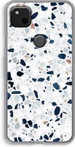 Case Company® - Google Pixel 4a hoesje - Terrazzo N°1 - Soft Cover Telefoonhoesje - Bescherming aan alle Kanten en Schermrand