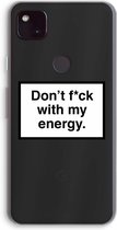 Case Company® - Google Pixel 4a 5G hoesje - My energy - Soft Cover Telefoonhoesje - Bescherming aan alle Kanten en Schermrand