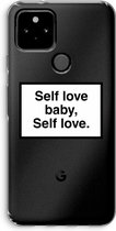 Case Company® - Google Pixel 5 hoesje - Self love - Soft Cover Telefoonhoesje - Bescherming aan alle Kanten en Schermrand