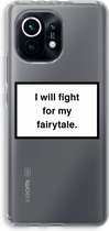 Case Company® - Xiaomi Mi 11 hoesje - Fight for my fairytale - Soft Cover Telefoonhoesje - Bescherming aan alle Kanten en Schermrand