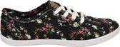 Skechers Bobs B Cute Froral Kiss dames sneaker - Zwart multi - Maat 36