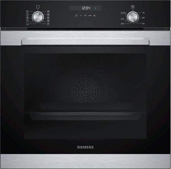 Siemens HB337A0S0 iQ500 - Inbouw oven - Zwart RVS | bol.com