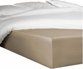 hoeslaken Bumblebee 200 x 200 cm h30 katoen taupe