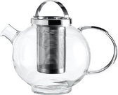 theepot La CafetiÃ¨re Darjeeling 1 liter glas zilver