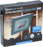 schijnwerper Streamliner 21,5 cm staal 30W grijs