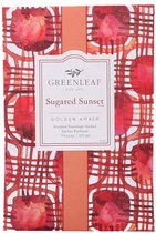 geurzakje Sugared Sunset 17 cm 115 ml hout rood