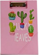 clipmap Cactus A4 karton/rubber roze