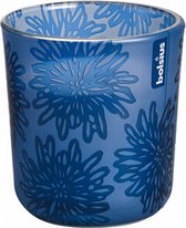 geurkaars Frosted Garden 7,3 cm glas/wax blauw