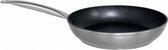 braadpan 50 x 28,50 x 8,50 cm aluminium zilver/zwart