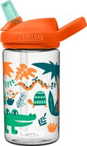 CamelBak Eddy+ Kids - Drinkfles - 400 ml - Transparant (Jungle Animals)