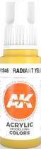 Radiant Yellow Acrylic Modelling Color - 17ml - AK-11046