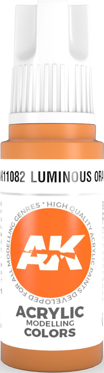 Luminous Orange Acrylic Modelling Color - 17ml - AK-11082
