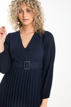 Cassis Dames Lange plisséjurk - Jurk - Maat 42
