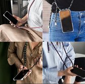H.K. backcover/achterkant/hoesje met koord zebra geschikt voor Apple iPhone 13 PRO MAX