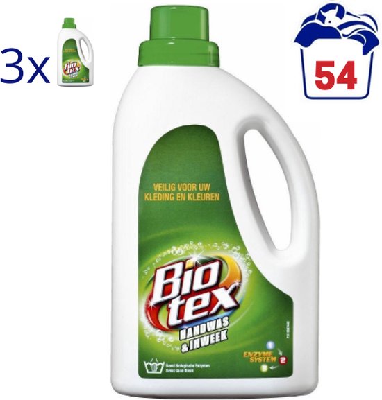 Biotex Handwas & Inweek Vloeibaar - 3 x 750 ml