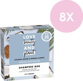 Love Beauty and Planet Shampooing Solide Water de Coco & Fleur de Mimosa - 8 x 90 gr