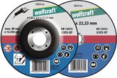 Wolfcraft 1622300 Doorslijpschijf gebogen 125 mm 5 stuk(s) Metaal