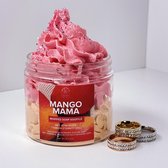 Moederdag cadeauset -  Whipped Soap Soufflé (body wash) met verborgen Titanium zirkonia eternity ring - GOUD maat 16,5 - cadeau voor vrouw - Mango Mama - schuimende body zeep voor in de douche of als scheer creme