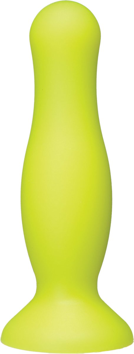 Mode - Silicone Anal Plug - 4.5 Inch - Yellow