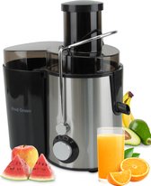 Vivid Green Juicer voor groenten & fruit - Sapcentrifuge - Slowjuicer - Incl. Pulpcontainer en Schoonmaakborstel - RVS
