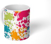 Mok - Koffiemok - Patronen - Verf - Regenboog - Mokken - 350 ML - Beker - Koffiemokken - Theemok