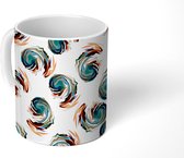 Mok - Koffiemok - Abstract - Verf - Patronen - Mokken - 350 ML - Beker - Koffiemokken - Theemok