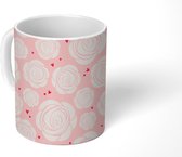 Mok - Koffiemok - Rozen - Liefde - Patronen - Mokken - 350 ML - Beker - Koffiemokken - Theemok