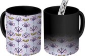 Magische Mok - Foto op Warmte Mokken - Koffiemok - Waterlelie - Patronen - Lente - Magic Mok - Beker - 350 ML - Theemok