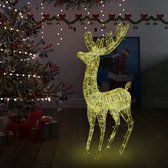 vidaXL Kerstdecoratie rendier 250 LED's warmwit 180 cm acryl