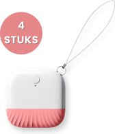 Helco Smarttags- AirTag – Bluetooth Tracker - Keyfinder Sleutelvinder – 4 stuks – Roze