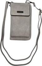 Antonio Telefoontasje – Crossbody Tas Dames – Soepel Kunstleder Grijs