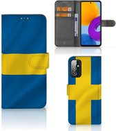 Flipcase Geschikt voor Samsung Galaxy M52 Telefoon Hoesje Zweden