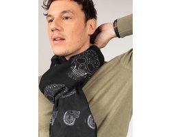 DEELUXE Sjaal met schedelENZO Black