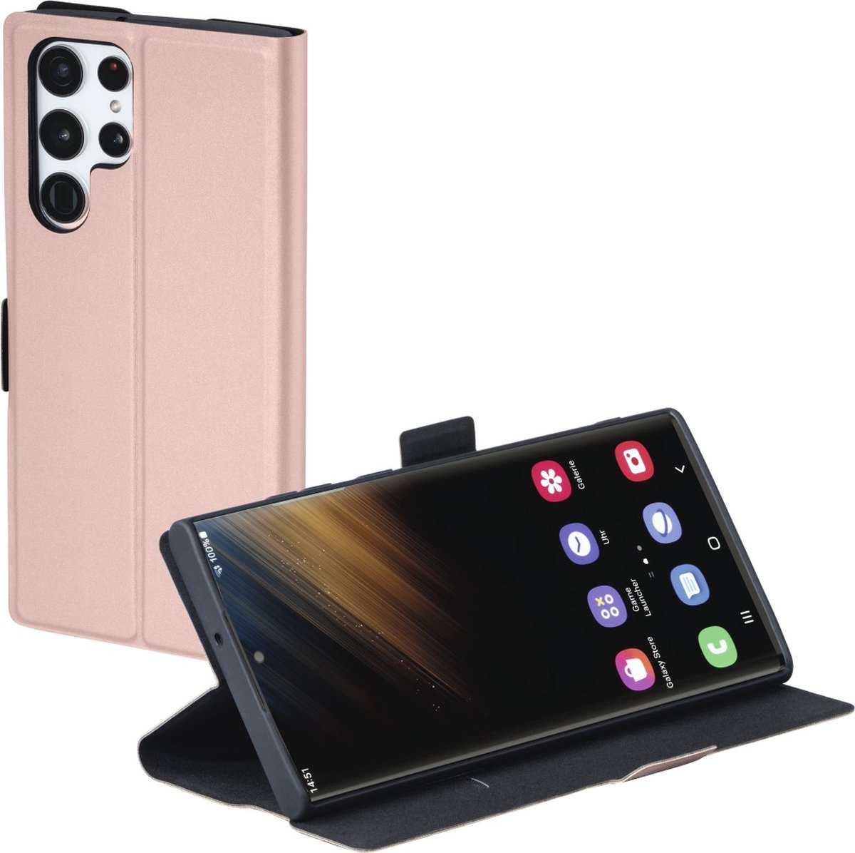 Hama Booklet Single2.0 Voor Samsung Galaxy S22 Ultra (5G) Roze