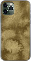 Geschikt voor iPhone 11 Pro hoesje - Goud - Verf - Abstract - Siliconen Telefoonhoesje