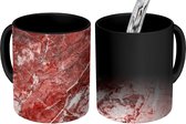 Magische Mok - Foto op Warmte Mok - Kristallen - Rood - Graniet - Roze - 350 ML - Uitdeelcadeautjes