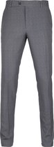 Suitable - Pantalon Jersey Ruit Grijs - Slim-fit - Pantalon Heren maat 50