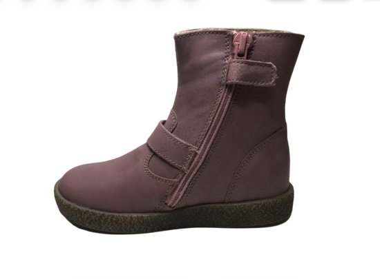 Falcotto boucle fermeture éclair botte en cuir casper vieux rose taille 23