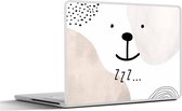 Laptop sticker - 10.1 inch - Quotes -Slapen - Zzz... - Spreuken - Kinderen - Kids - Baby - Jongens - Meiden - 25x18cm - Laptopstickers - Laptop skin - Cover