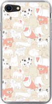 Telefoonhoesje Geschikt voor iPhone 8 hoesje - Patronen - Hond - Hondenvoer - Jongens - Meisjes - Kinderen - Kind - Siliconen Telefoonhoesje Telefoonhoesje