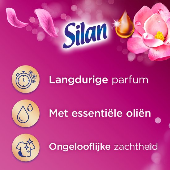 Adoucissant Silan Aroma Therapy Magic Magnolia - 6 x 37 lavages - Pack économique